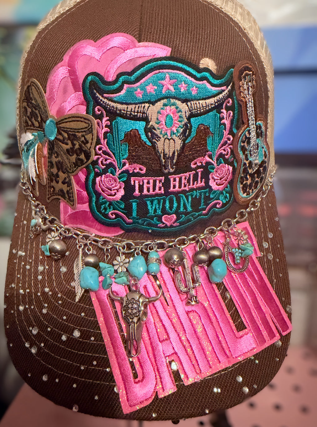 Custom Western 'Darlin' Trucker Hat