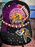 Custom Minnesota Vikings Embellished Trucker Hat