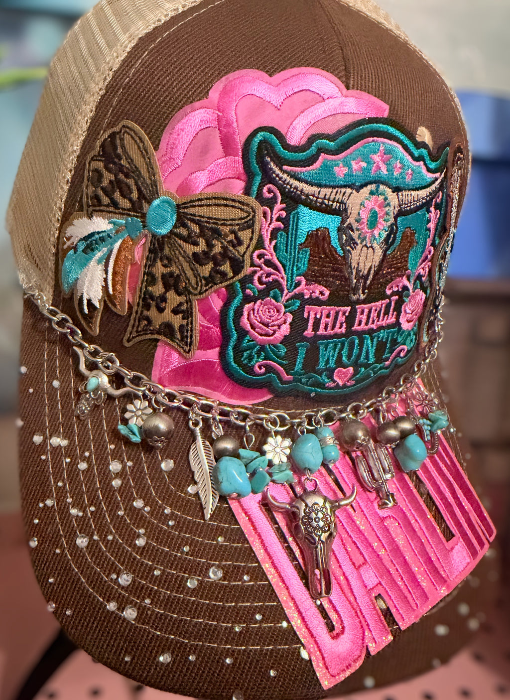Custom Western 'Darlin' Trucker Hat
