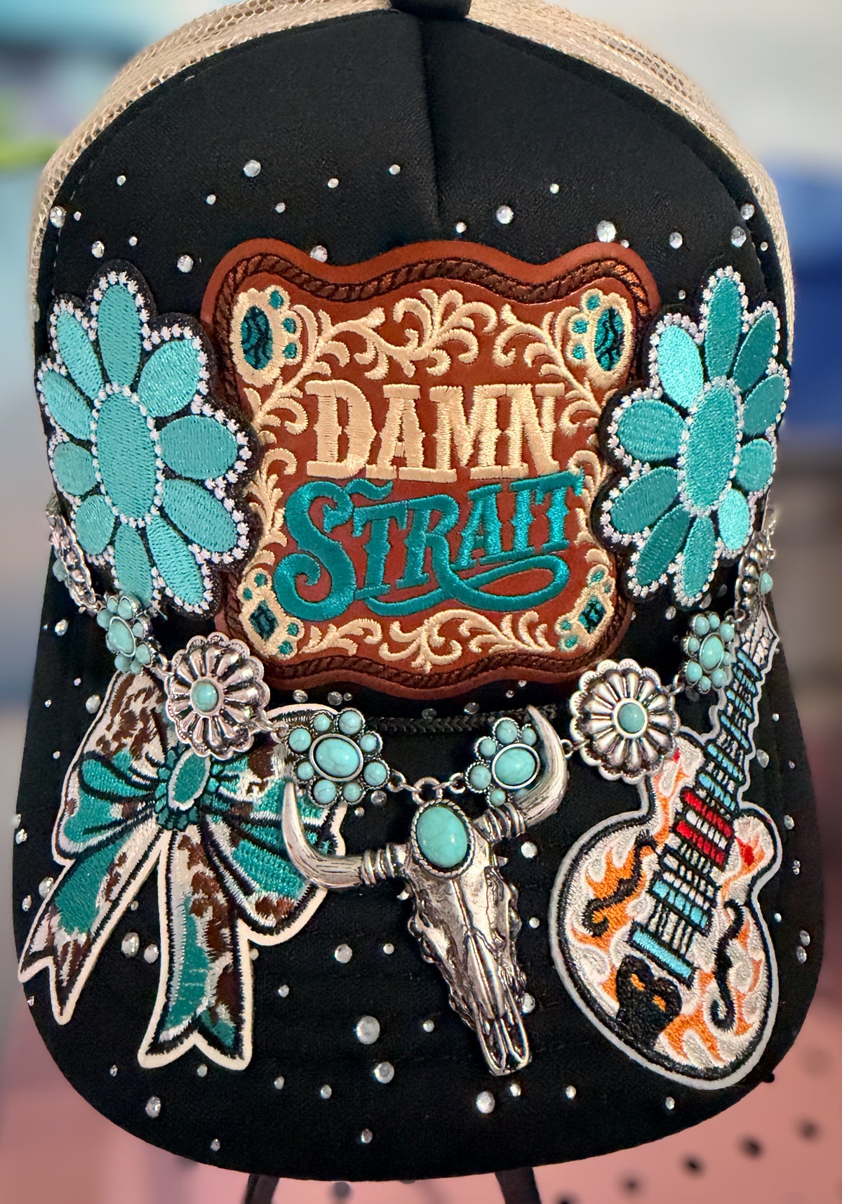 Damn Strait Western Trucker Hat