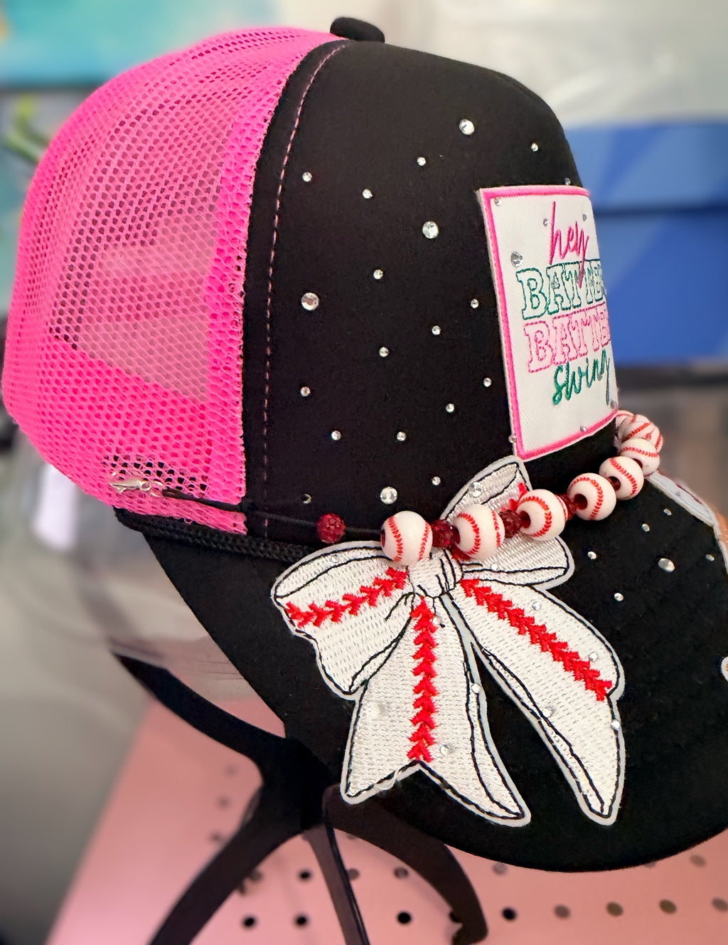 Custom Baseball Themed Trucker Hat