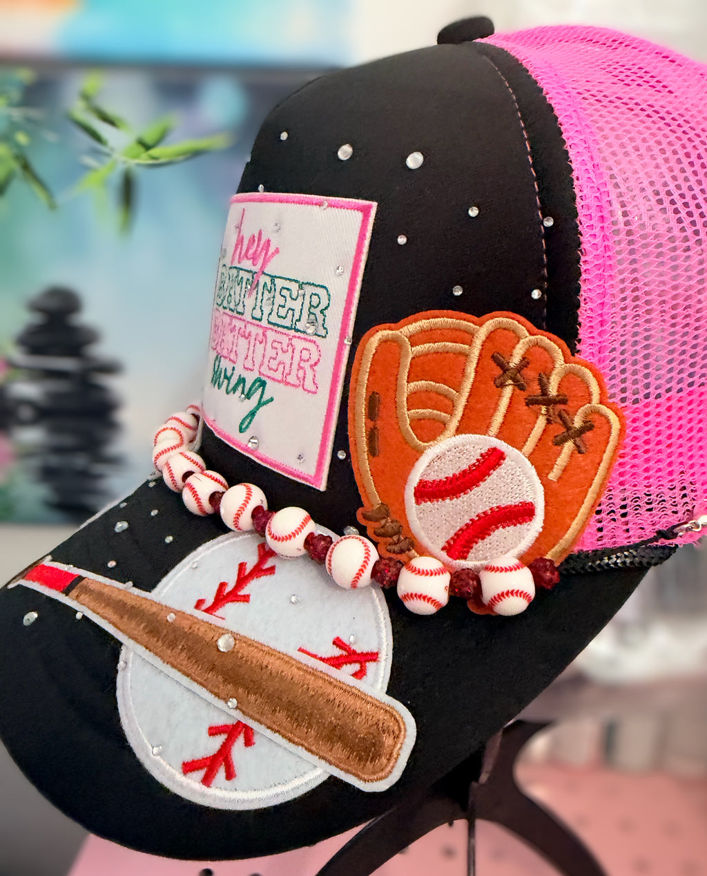 Custom Baseball Themed Trucker Hat